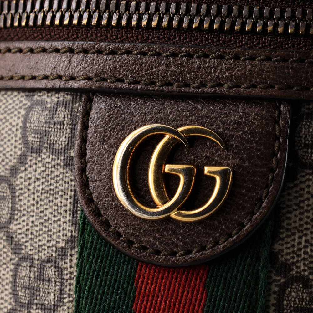 Gucci Ophidia Messenger Bag Gg Coated #243419G10B - Picture 7 of 8